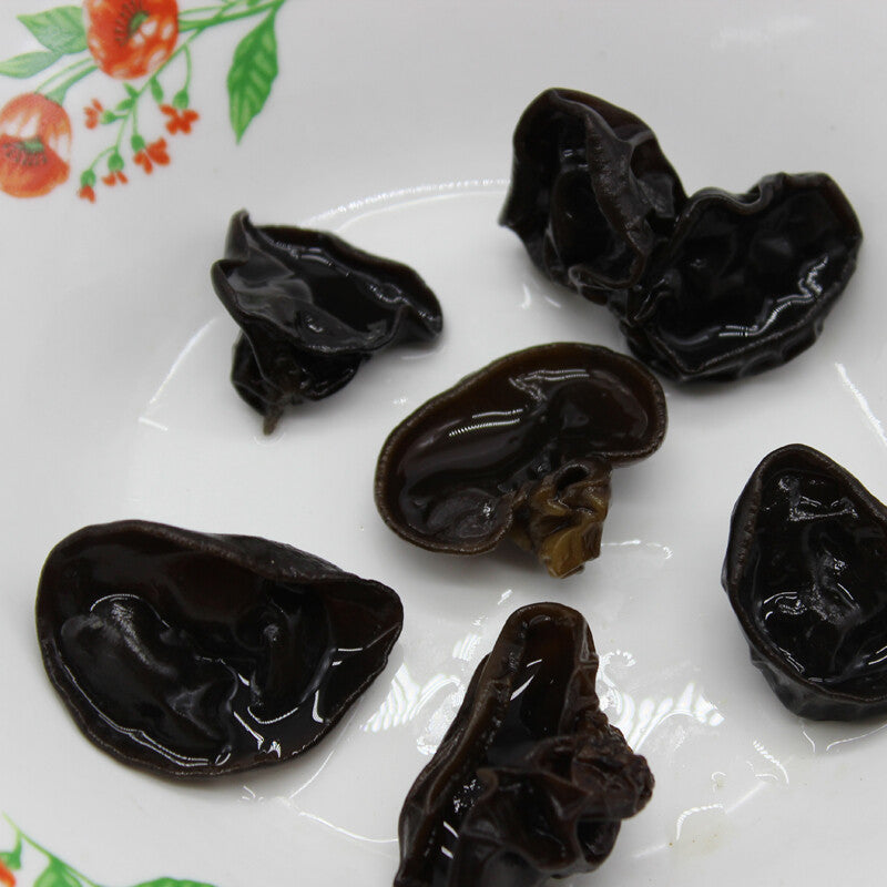 Dried Black Fungus Mu Er Chinese Wood Ear Jew's Ear Food Mushroom Natural 250g