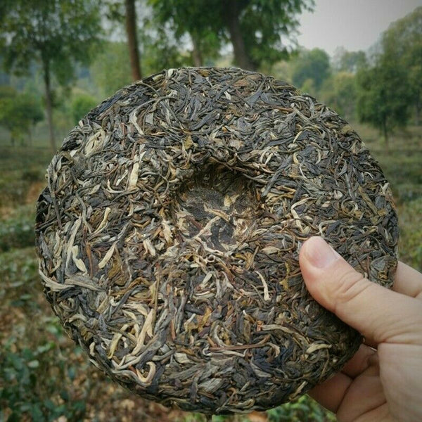 Pu'er Cha Tea Cake 357g Yunnan Green Tea Zhonghong India Mengku Spring Tea