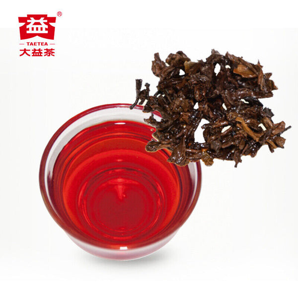 Menghai TAETEA Small DRAGON PILLAR Dayi Tea Gongting Pu-erh Ripe Puer 357g