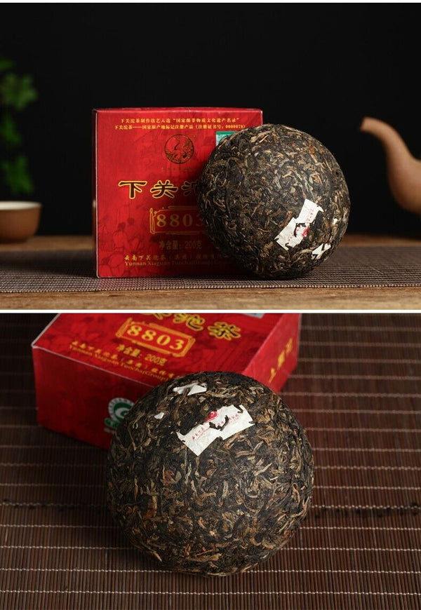 Xiaguan Tuocha 8803 YIWU Mt.Old Tree Green Puer Tea Raw Pu'er 200g Box