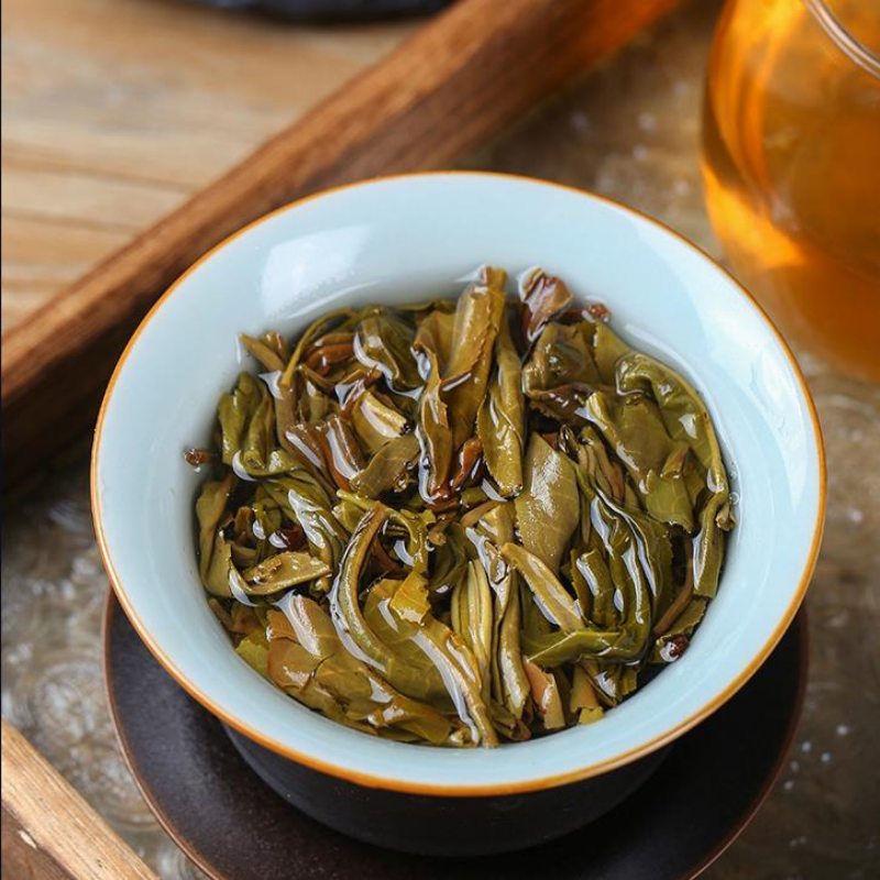 Bingdao Puerh Raw Tea Cake Yunnan Iceland Pu-erh Sheng Tea Pu'er Green Tea 357g