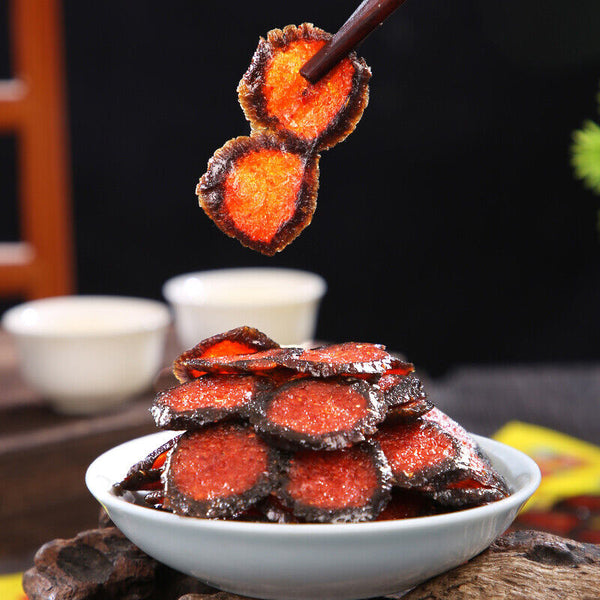 20g*10/20/30 bags Bingtanghulu Spicy strips Vegetarian Spicy Slices Snack 冰糖葫芦辣条