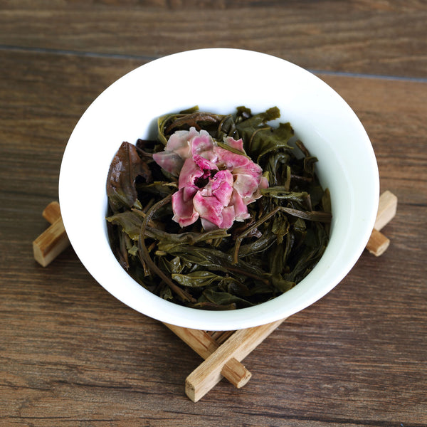 HELLOYOUNG 100g Red Rose Flower Yunnan Bulang puer Pu'er Puerh Tea Raw Ball