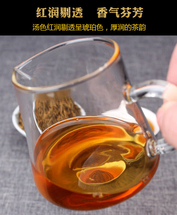 TeaOrganic Supreme Dianhong Golden Buds JIN SI Dian Hong Gold Yunnan Black Tea 250g