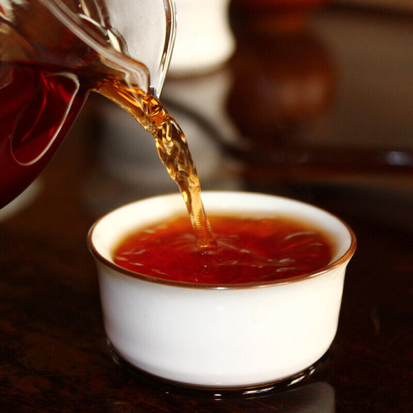 COLOURFUL YUNNAN Brand Yuanwei Mingmen Pu-erh Tea Loose 200g Ripe Puer Pu'er