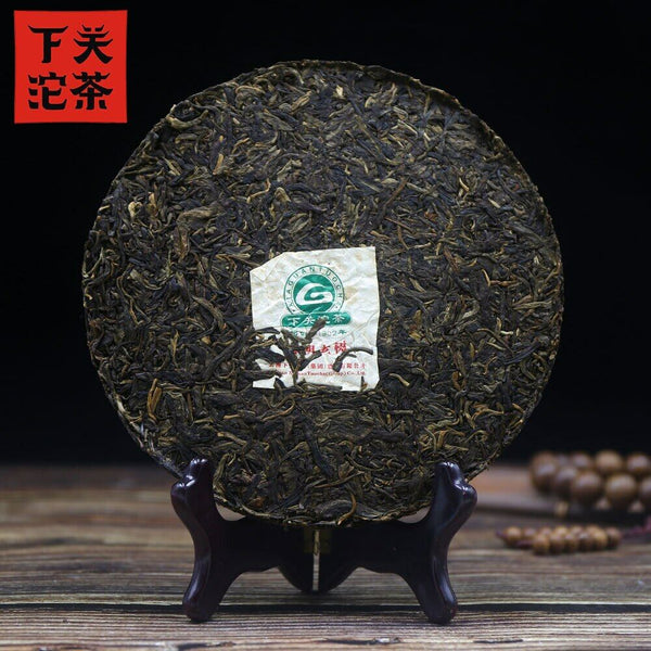 Since 1902 Puercha Health Care 357g Top Xiaguan Shen Puer Cake Bulang Old Tree