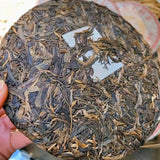 357g Yunnan Aged Pu-erh Raw Tea Cake Menghai Puerh King Old Pu'er Cake Tea