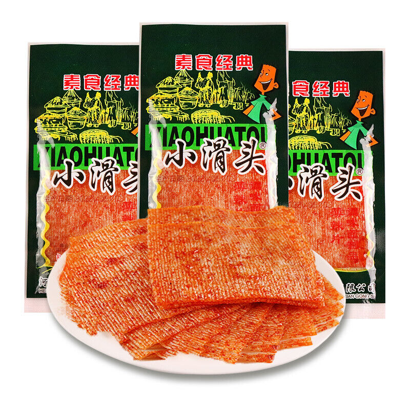18g*10bags Xiaohuatou Spicy strips Old style Spicy Slices Spicy Gluten Snacks