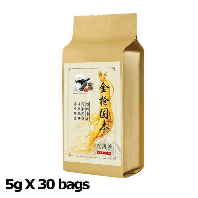 Man Ginseng Huangjing Tea 5g*30 Bags Chinese Medicine Tea Increase Long-lasting
