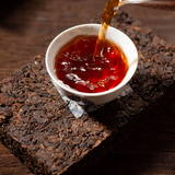 250g Puerh Ripe Tea Brick Iceland Laochatou Pu-erh Cooked Tea Yunnan Black Tea