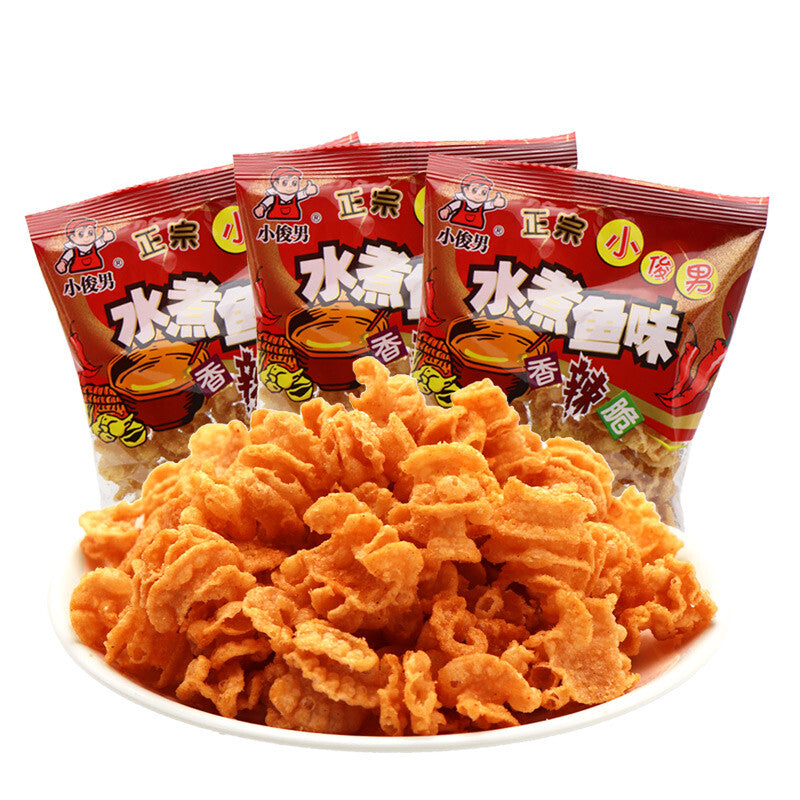 20g * 10/20/30 bags of spicy Guoba Chinese casual snacks 香辣脆锅巴休闲办公室零食 Main image