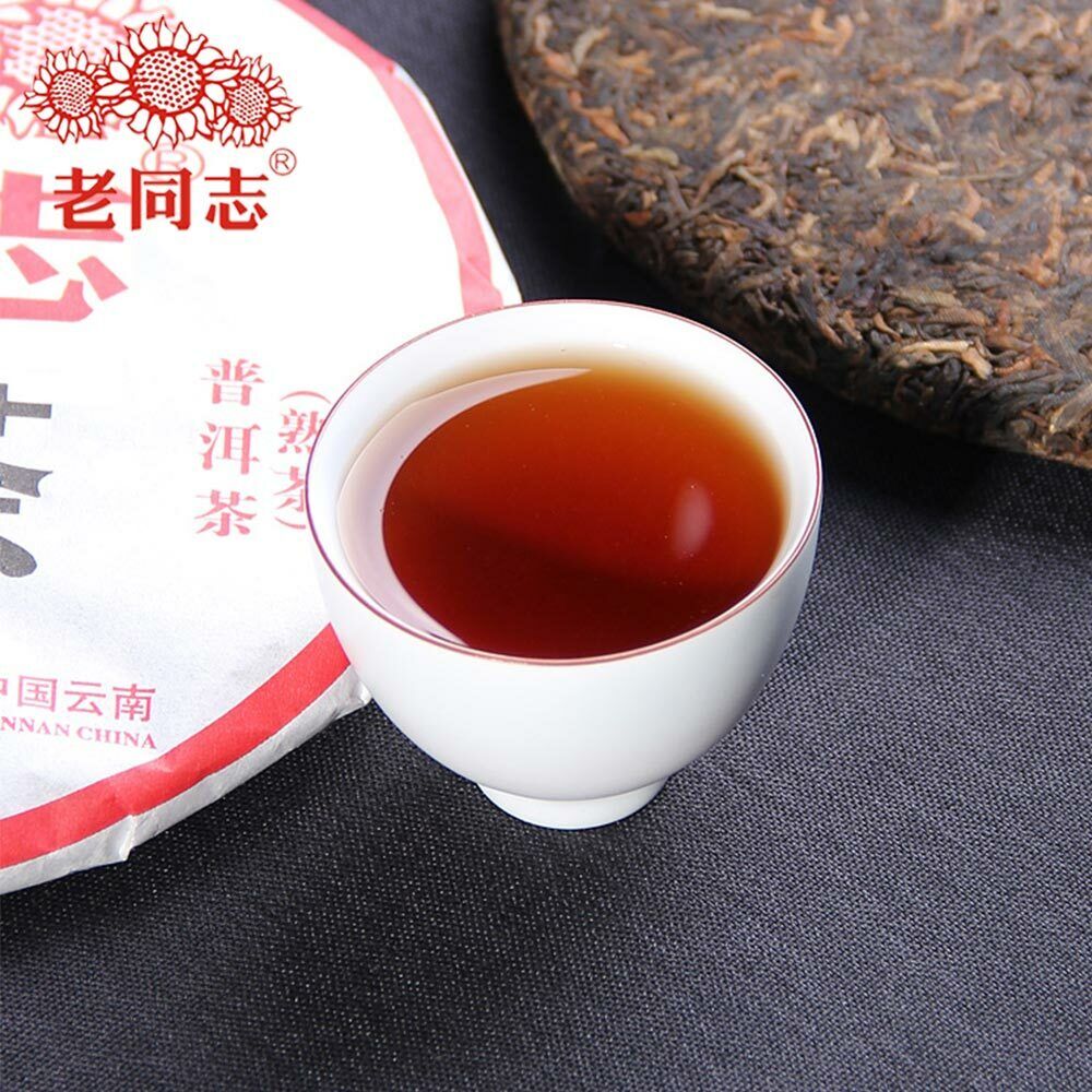 Haiwan Old Comrade Specialty Ripe Pu er Batch 181 Puer 400g