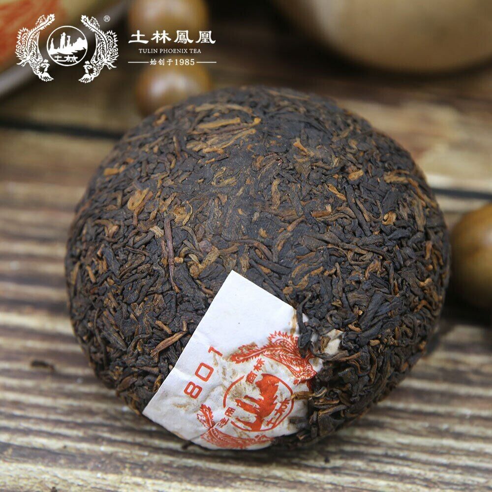Tulin Fenghuang Yunnan Puer Tea Phoenix Puer Ripe Tuo Cha 801 Tuocha 100g