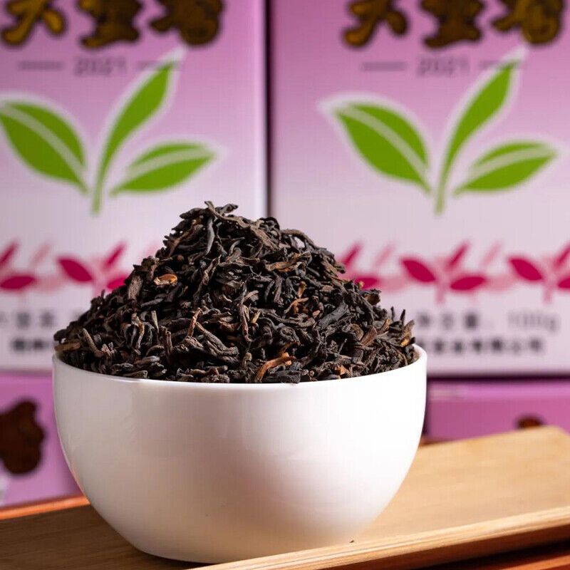 Liu Bao Hei Cha Dark Tea Loose 100g CHINATEA Brand Purple Box Lao Ba Zhong Cha Secondary image