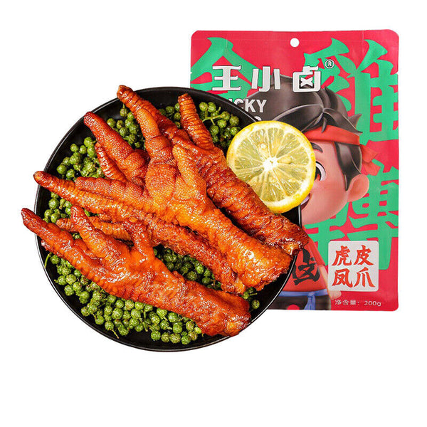 210g/bags tiger skin chicken feet ready to eat braised chicken feet China snack