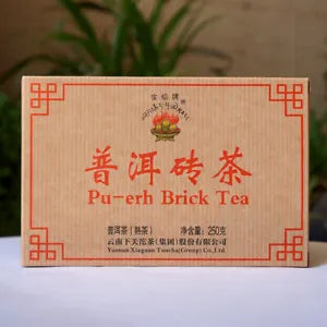 /Xiaguan BAOYAN Pu-erh Brick Tea Ripe Pu'er Shu Puer Cooked 250g Main image