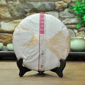 TAETEA Classic Ripe Pu'er Tea 7592 Dayi Puerh Ripe Yunnan Puer Tea 357g