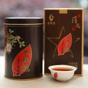 Wuyi Star 5 Year Aged Big Red Robe Da Hong Pao Tea Dahongpao Oolong Tea 125g Tin Secondary image