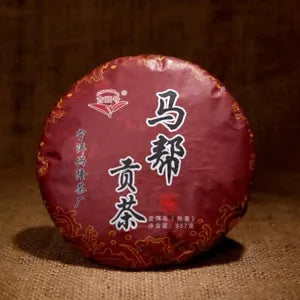 Yr Ji Shun Hao Ma Bang Tribute Tea Puerh Pu-erh Cake Ripe Shu Puer Tea 357g