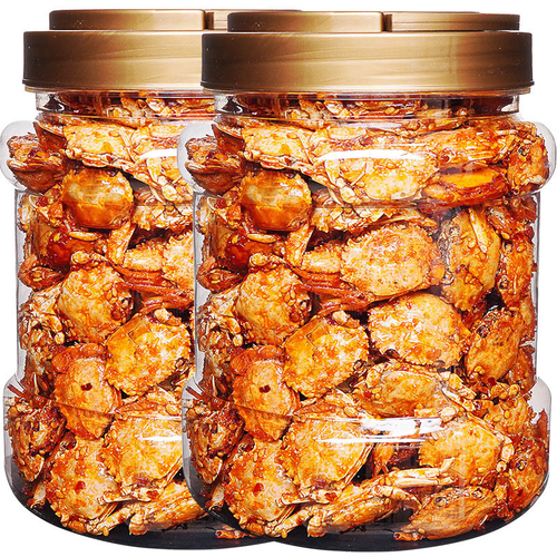 Instant Canned Cooked Seafood Casual Deep Sea Snack NEW Spicy Small Sea Crab