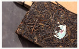 Bamboo Shell Cha Puerh Brick Tea Certified Menghai Dayi Cha Puer Tea Brick 250g