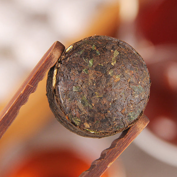 TemuTea 100g Yunnan Puerh Tea Glutinous Rice Flavor Puer Tuocha Black Tea Ripe Pu Er Tea
