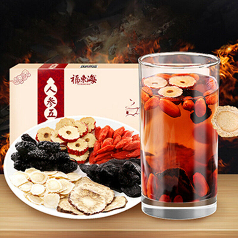 Mulberry Maca Organic Renshenwubaocha New Man Health Herbal Tea Bag 25g*10 Bags