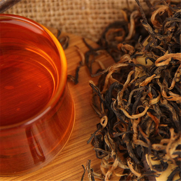 Crested Early Spring Honey Rhyme Gold Screw China Kunming Dianhong Tea Black Tea