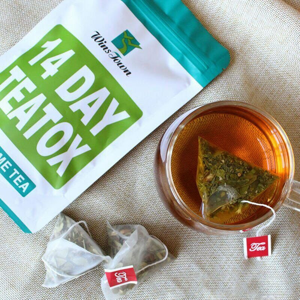 14 天天然排毒茶清肠减肥茶燃脂平肚子茶袋装14 DAY TEATOX Tian Ran Pai Du Cha Qing Chang Jian Fei Cha