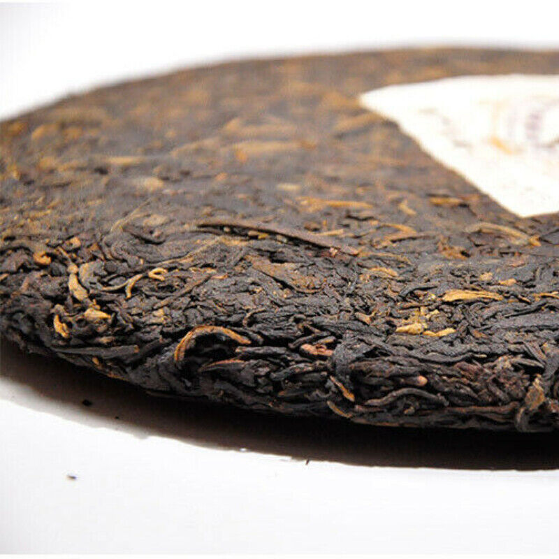 Ancient Tree Black Tea Yunnan Puerh Tea 7598 Ripe Pu-Erh Tea Cake Gift 357g Secondary image
