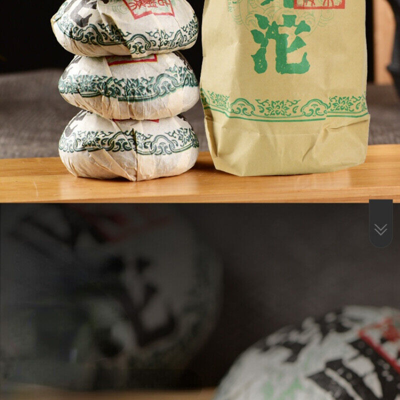Top Menghai High Mountain Pu-erh Green Tea Yunnan Organic Cha Pu'er Tuocha 500g Main image