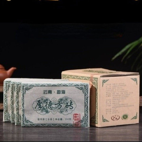 Natural Menghai Big Leaf Pu'er Tea Yunnan Green Tea Pu-Erh Cha Tea Bricks 1000g