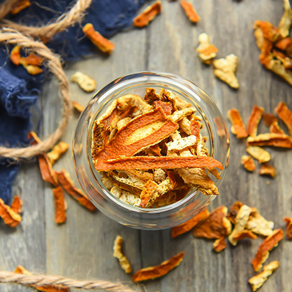 Fruit Tea Dried  Orange Peel To Make Syrup of Plum Relieve A Cough Health Care