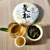 Green Tea Healthy Drink Organic Zhonghong India Mansong Pu'er Tea Cake 357g