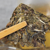 Puerh Raw Tea Brick 500g Golden Leaf Bingdao Ancient Tree Candy Sweet Tea Yunnan