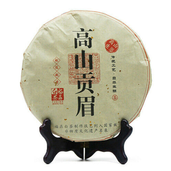 Chinese Fuding White Tea High Mountain Gong Mei Shou Mei White Tea Cake 350g