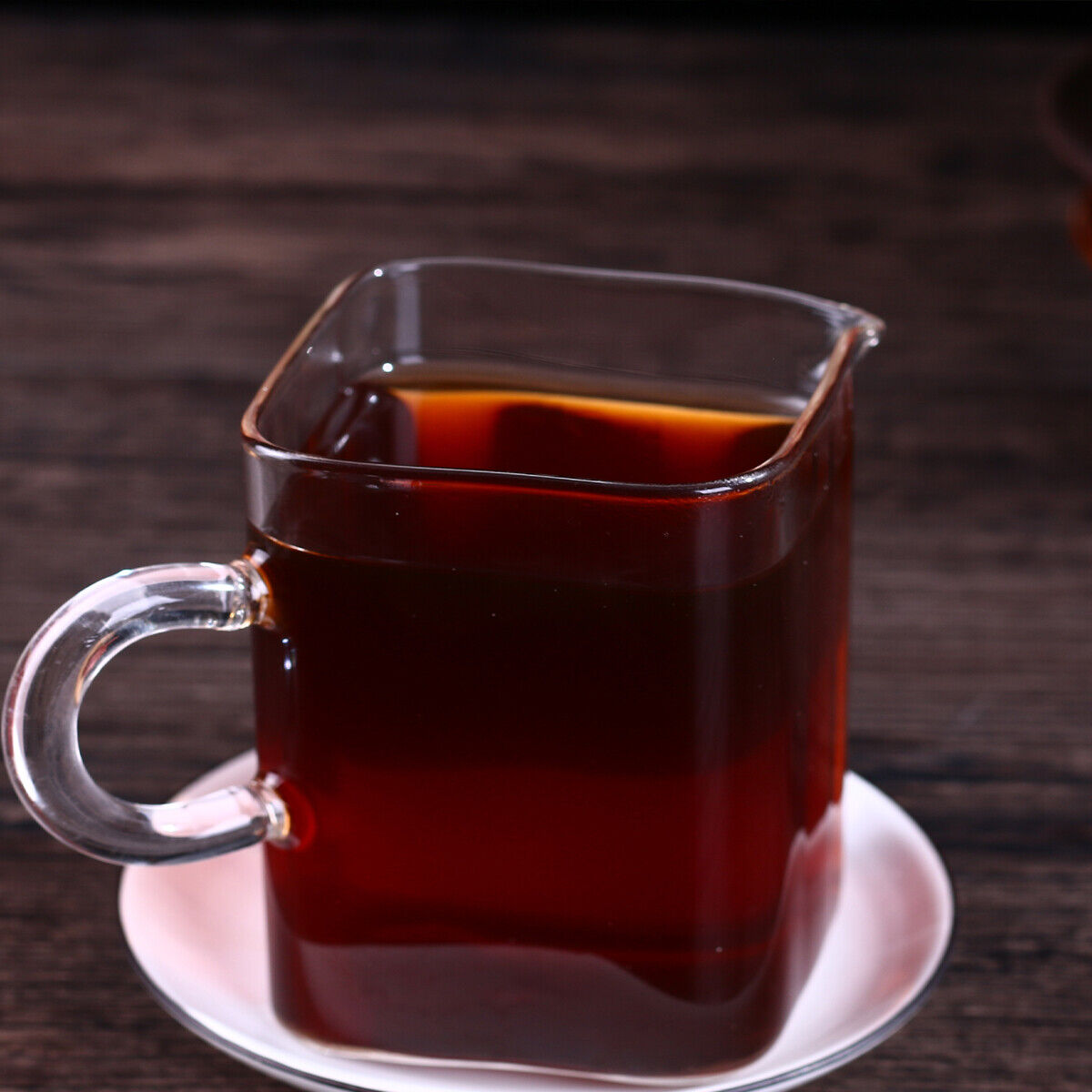 Pu erh Cooked Tea Yunnan Brown High Mountain Ecological Ripe Puer Tea Cake 200g