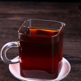 Pu erh Cooked Tea Yunnan Brown High Mountain Ecological Ripe Puer Tea Cake 200g