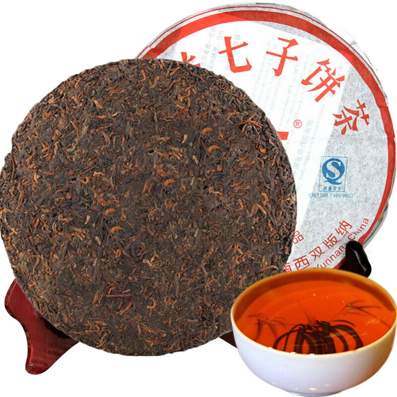 Menghai Dayi Classic 7572 Health Tea Puer China Cooked Puerh Ripe Puerh Tea 357g Secondary image