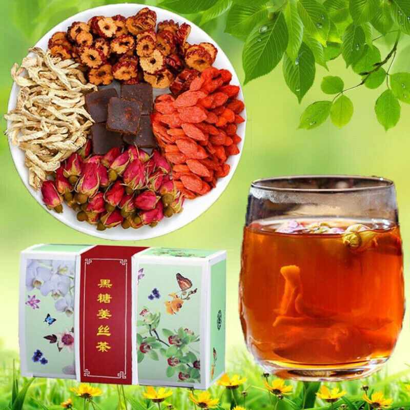 Women Health Care Natural Hongtangjiangsicha Brown Sugar Ginger Tea 12g*10 Bags Main image