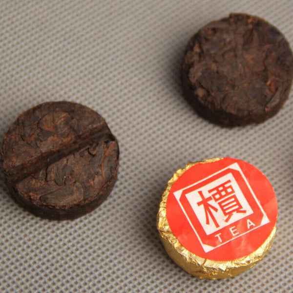Shu Puerh Tea Chinese Puer Yunnan 'Jia' Word Mini Tuocha Made By Old Puer