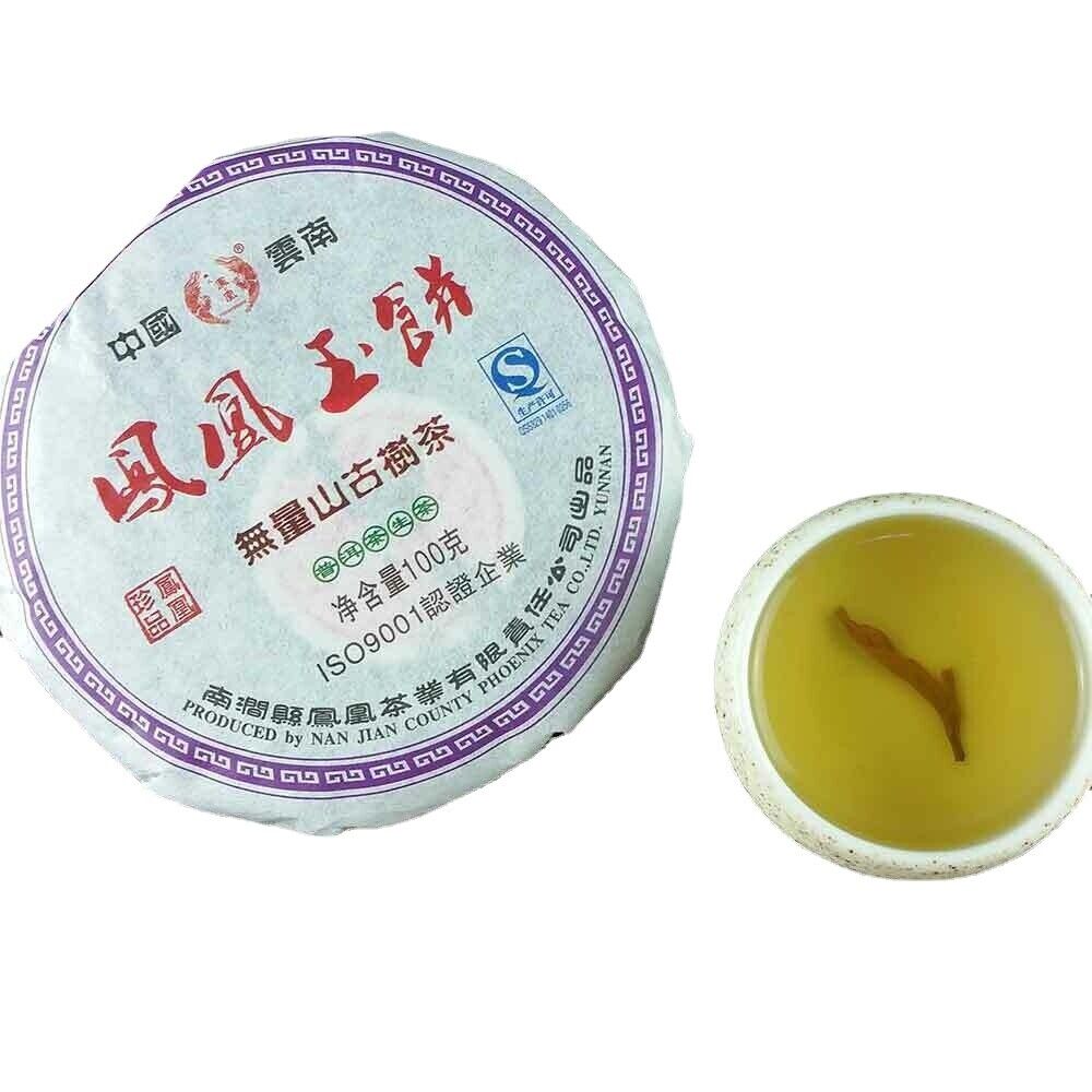 /Wuliang Mountain Old Tree Raw Pu-erh Tea Phoenix Jade Cake 100g Main image