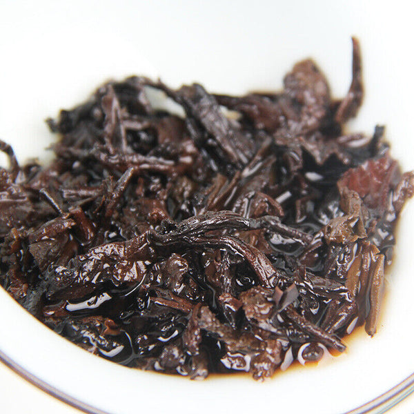 Slimming Red Tea Certified Aged Pu'er Tea Gongting Chen Yun Cooked Tea 357g