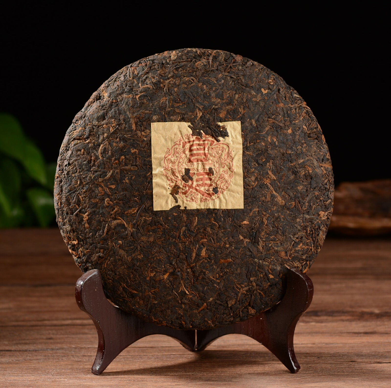 Premium Yunnan Ecological Pu'er Black Tea Palace Old Pu-Erh Cooked Tea Cake 357g Main image