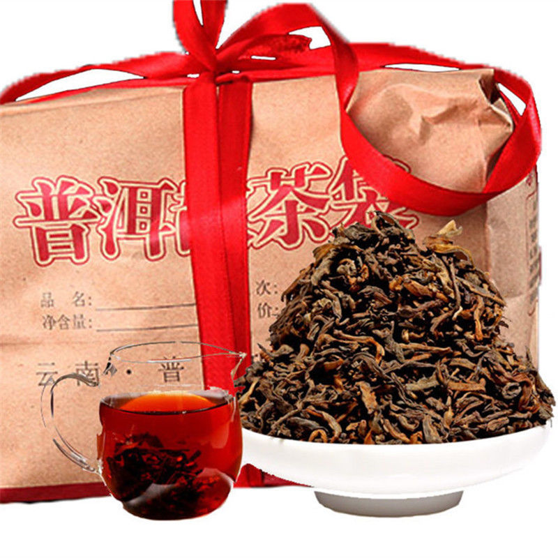 TemuTea Top Grade 500g Chinese Yunnan Original Puer Tea Health Care Tea Ripe Pu Er Puerh Tea