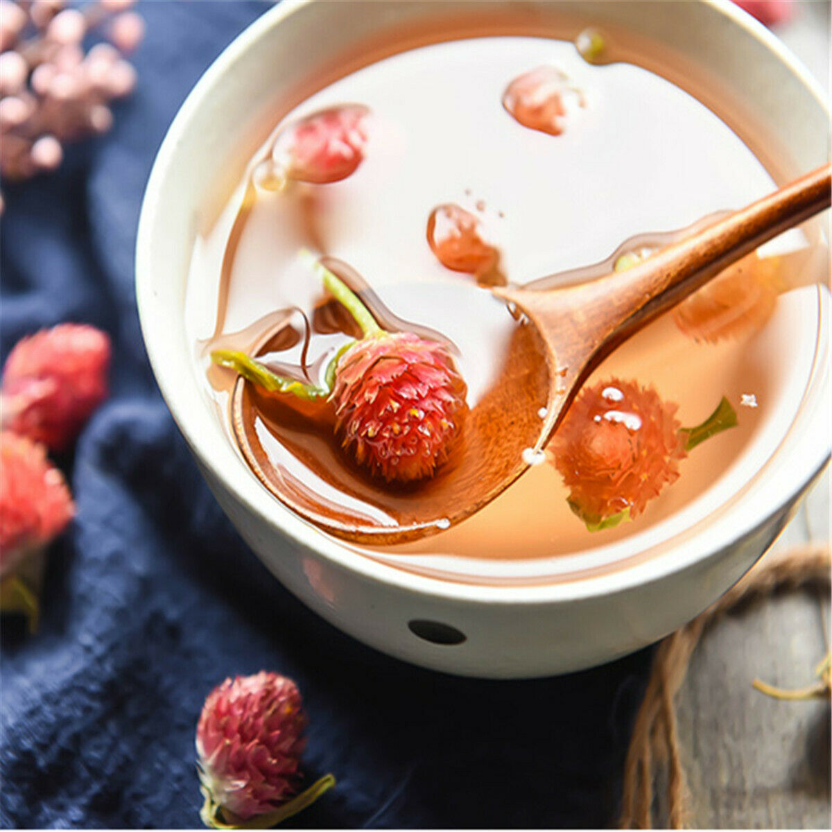 Herbal Tea Qian Ri Hong Flowers Tea Pure Natural Bulk of Hongqiao Plum Blossom