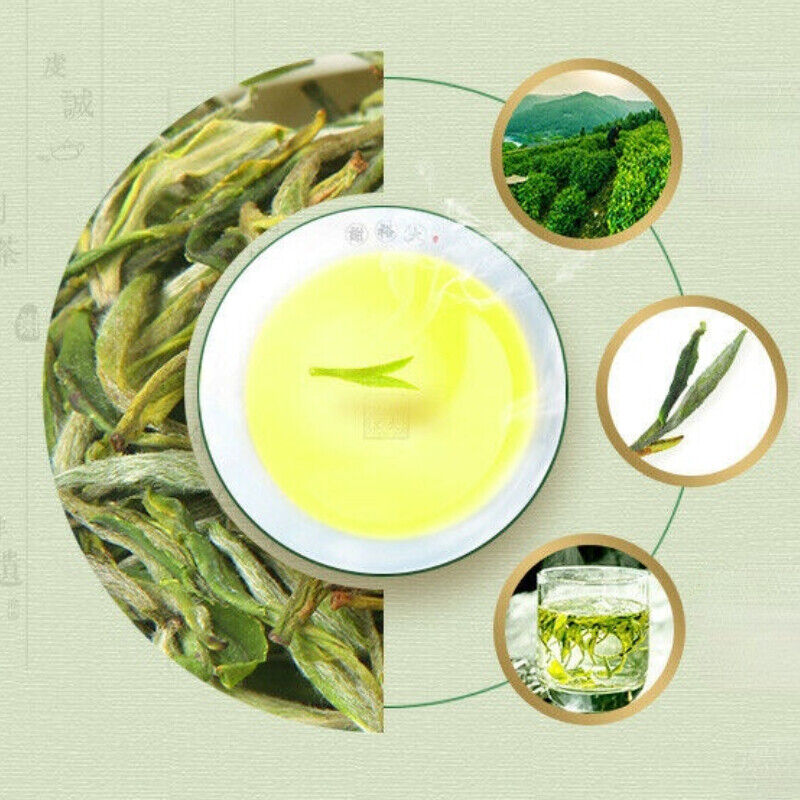 Chinese High Mountain Green Tea Xieyu Green Tea 谢裕大黄山毛峰绿茶茶叶传统古法实惠袋装 200g 高山云雾茶毛尖