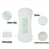 Yue Yue Ai Fu Li Zi Wei Sheng Jin Bu Han Ying Guan Gji月月爱负离子卫生巾不含荧光剂3包