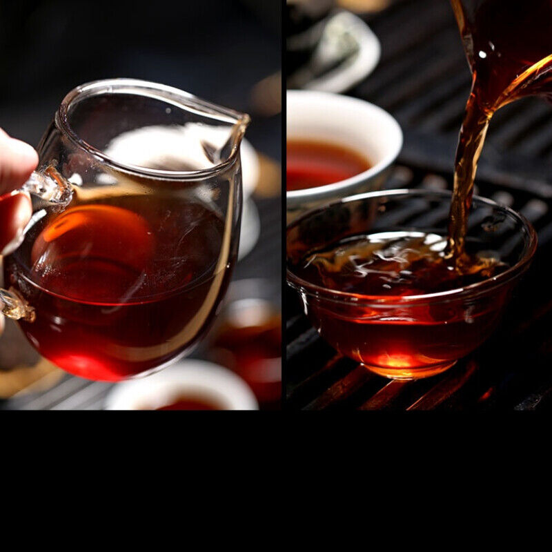 Ripe Pu Erh Black Tea Chinese Yunnan Pure Ruyi Qizi Pu'er Tea Cake 7 Cakes 2499g