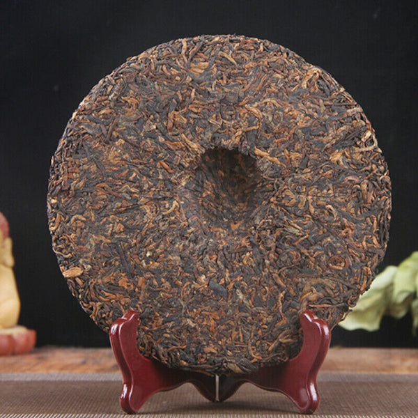 Pure Spring Tea Pu-Erh Ripe Tea Cake Chinese Black Tea Health Care Puer Tea 357g